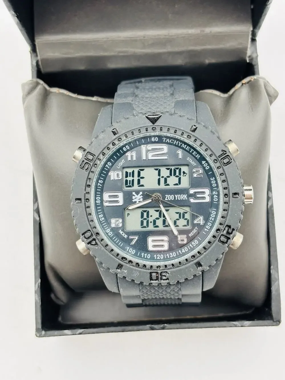 Zoo York Analog Digital Dual Time Watch with Box New Battery
